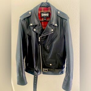Schott NYC 626 Leather Motorcycle Jacket